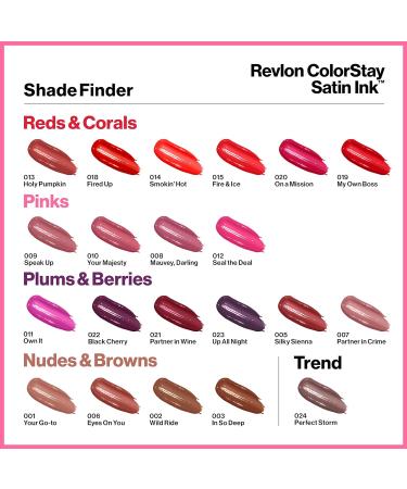 Revlon ColorStay Satin Ink Liquid Lipstick - Your Majesty 0.17 Fl Oz - Buy Online on GoSupps.com