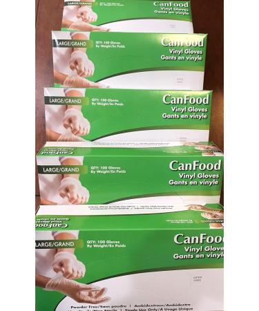  500 pcs Vinyl Gloves Powder Fee Pack of 5 100 x5 500 Pcs Latex Free Nitrile Free M (Pack of 500) - Buy Online on GoSupps.com