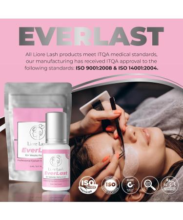 Everlast Strong Eyelash Extension Glue - Fast Dry Black Adhesive for Classic & Volume Lashes - 10 Weeks Retention (5ml - Buy Online on GoSupps.com