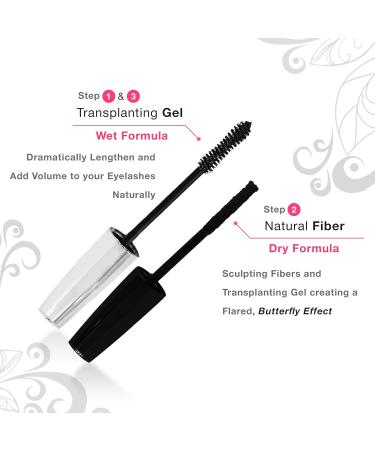 400x Silk Fiber Lash Mascara - Thickening & Lengthening Formula, Waterproof & Smudge-proof - Hypoallergenic, Lasts All Day - Includes Carry Case - Buy Online on GoSupps.com