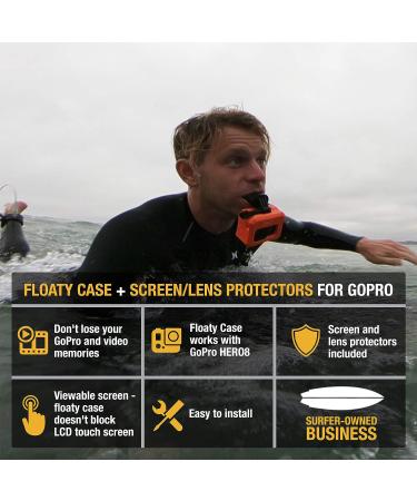 Ho Stevie! Floaty Case + Screen Protectors for GoPro Hero 8 Black | Ultra-Buoyant Floating Case with Long Screw - Buy Online on GoSupps.com