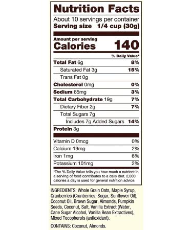 Bob's Red Mill Pan-Baked Granola - Cranberry Almond 11 oz | Healthy Snack - Buy Online on GoSupps.com