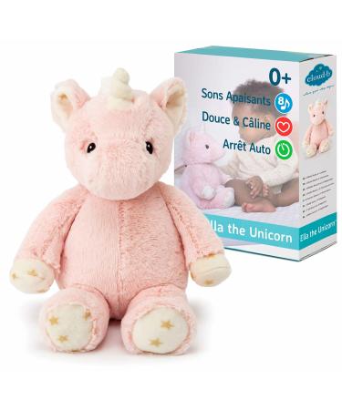 Cloud b Soothing Sound Machine | Cuddly Stuffed Animal | 4 White Noise and 4 Lullabies | Auto-Shutoff | Ella The Unicorn