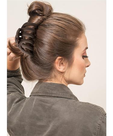 Sunolga Large Octopus Claw Clips for Thick Long Hair - Strong Hold Matte Hair Clips for Women - 3.5'' Big Size in Beige/Black/Light Coffee/Dark Brown - Buy Online on GoSupps.com