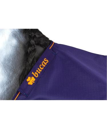 Marengos by Bucas Winter Blanket 1200D - Waterproof & Breathable Irish Turnout | 155cm (100g/m Filling) in Blue/Orange for Optimal Comfort - Buy Online on GoSupps.com