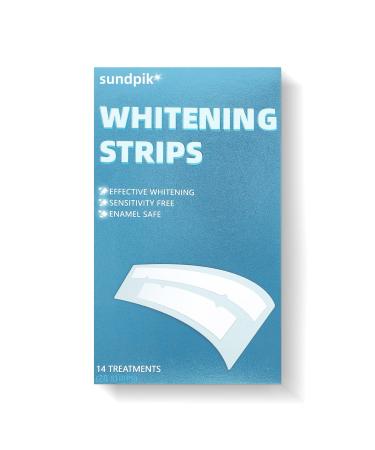 14 Day Teeth Whitening Strips Kit for Sensitive Non-Slip Enamel-Safe Strips for Whiter Teeth(28 Strips)