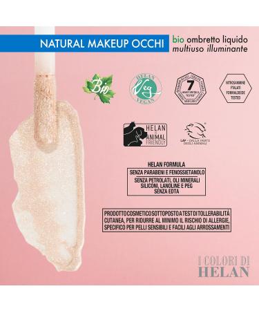  Helan Helan Les couleurs de Helan Multi-Use Illuminating Liquid Eye Shadow Ideal as Liquid Blush Earth Face Make-Up and Bronzer Long-Lasting Non-Transferring Makeup Eye Shadow - Buy Online on GoSupps.com