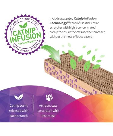 SmartyKat Scratch Up Hanging Corrugated Cat Scratcher | Catnip Infused | Promotes Healthy Nail Growth | Single Pack - Buy Online on GoSupps.com