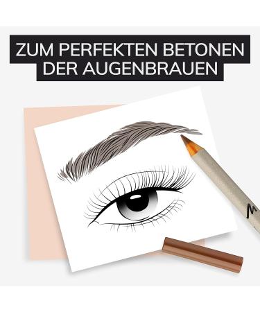 Manhattan Eyebrow Pencil - Light Brown for Defined Eyebrows | Blondy Brow 93d | 1.3g - Buy Online on GoSupps.com