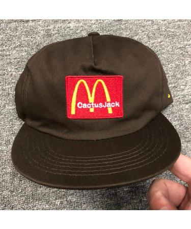 Travis Scott Cactus Jack Snapback Cap | Cotton Embroidery Baseball Hat | Adjustable Hip Hop Dad Cap | Brown, 56-62cm - Buy Online on GoSupps.com