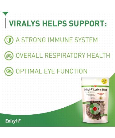 Vetoquinol Enisyl-F Lysine Bites for Cats & Kittens - Chicken Liver Flavor L-Lysine Chews 6.4oz - International Shipping Available - Buy Online on GoSupps.com