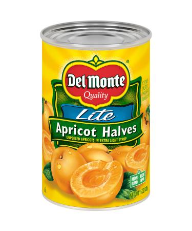 Del Monte Canned Apricot Halves in Extra Light Syrup, 15-Ounce