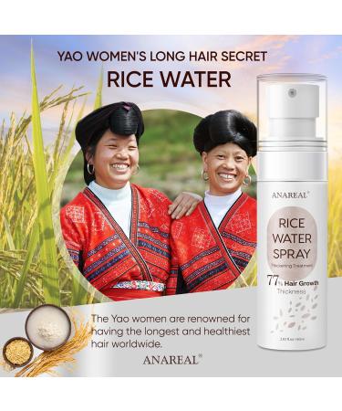 Rice Water Hair Growth Serum | Nourishing Rice Water Spray for Women | 60ml Hair Treatment - Buy Online on GoSupps.com