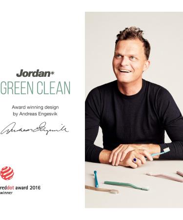 Buy Jordan Green Clean Soft Toothbrush in Pink | Eco-Friendly Gentle Dental Care | International Shipping Available - Buy Online on GoSupps.com