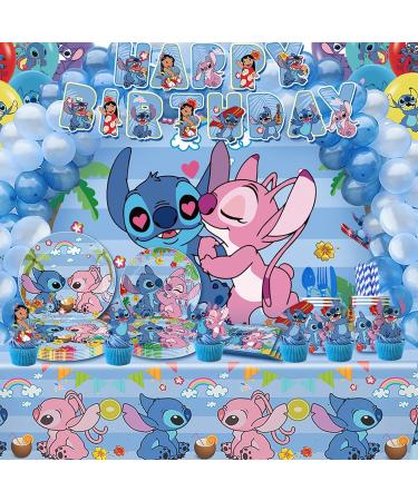 48Pcs Birthday Cake Topper Decoration Supplies for Lilo and Stitch Children's Cupper Topper for Kids Birthday Party - Buy Online on GoSupps.com