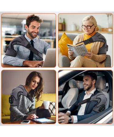 Heated Shoulder Wrap with Vibration | Electric Heating Pad Massager for Left/Right Shoulder | 3 Settings | LED Display - Buy Online on GoSupps.com