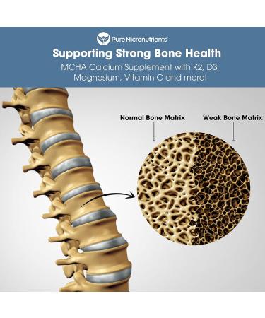 Complete Bone Health: Calcium Citrate & Hydroxyapatite 1000mg + Vitamin D3 K2 Magnesium Zinc | 180 Tablets - Buy Online on GoSupps.com