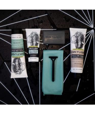 DR. TUSK Men's 2-in-1 Body Wash & Shampoo - Hempseed Oil, Caffeine & Cedarwood | 10.1 fl oz - Buy Online on GoSupps.com