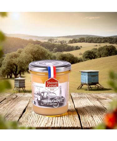 House Cr tet | Old honey | creamy French honey | Glass jar | 425g - Buy Online on GoSupps.com