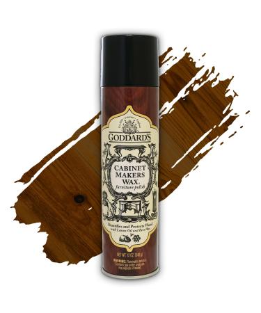 Goddard's Cabinet Makers Fine Aerosol Wax Spray Can - for Wood Furniture - 12 oz.
