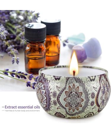 Fragrance Candles Gift Set for Women | 8x60g Nature Soy Wax Candles | Relaxing Perfume for Mom | Perfect for Mother's Day Christmas & Birthdays | 120h Burn Time - Buy Online on GoSupps.com