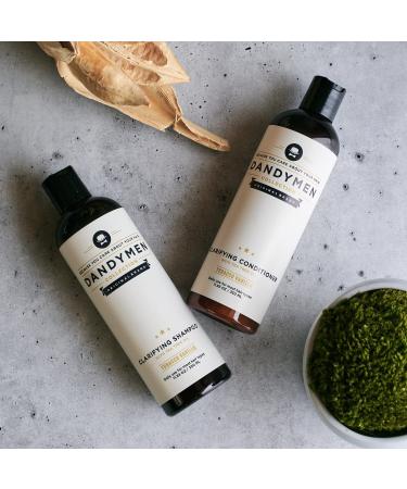 Shop Dandymen Clarifying Shampoo & Conditioner Duo - Tea Tree Oil 11.83 oz | Best International Shipping for Healthy Hair - Buy Online on GoSupps.com