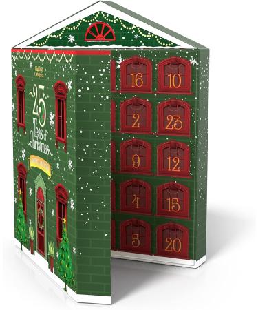 Highfield Cottage Tea Advent Calendar Tea Gift Set - 25 Assorted Teabags English Breakfast Earl Grey Camomile Chai Tea Afternoon Peppermint Rose Blush Summer Berry 46.1g/1.62oz  - Buy Online on GoSupps.com