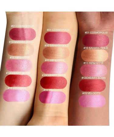 Anglicolor Metallic Glitter Lipstick in Pale Pink (#11 HIP & HIPPIE) - Highly Pigmented & Moisturizing - Buy Online on GoSupps.com
