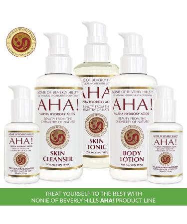 Natural Moisturizer for Oily Skin | Alpha Hydroxy Acids Tea Tree & Lavender Oil - Nonie of Beverly Hills 1.75oz - Buy Online on GoSupps.com