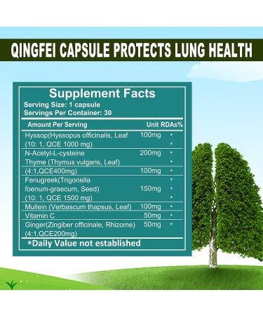 Royavita Lung Cleanse - 7 Natural Ingredients - Non-GMO - Made in USA | Support for Viral Infection, Smoking, COPD, Asthma & Pollution - Buy Online on GoSupps.com