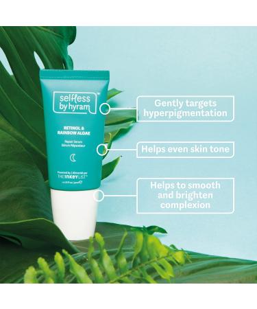 Selfless by Hyram Retinol and Rainbow Algae Repair Serum to Gently Target Post-Breakout Marks and Hyperpigmentation 30ml White - Buy Online on GoSupps.com