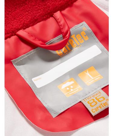 CareTec Girl's Red Waterproof Rain Jacket - Size 98 (402) - PU Coated, Fleece-Lined - Buy Online on GoSupps.com