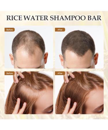 Rice Shampoo Bar - Solid Rice Water Soap for Hair Growth & Strength | Anti Hair Loss for Fine & Oily Hair | Cruelty-Free & Silicone Oil Free - Buy Online on GoSupps.com