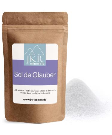 JKR Spices Sel de Glauber 1800g | Sel de glauque de qualit alimentaire | Sulfate de sodium food grade | Na2SO4 en sachet refermable neutre en CO 1.8 kg (Lot de 1)