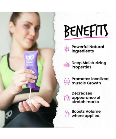 Gluteboost ThickFix Weight Gainer Cream for Women - Natural Enhancement for Hips, Thighs, & Legs - 1 Month Supply - Buy Online on GoSupps.com