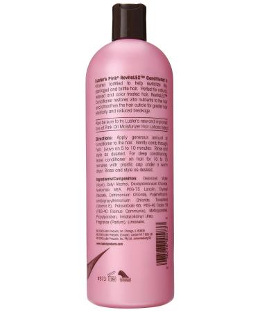 Lusters Pink RevitaLEX Conditioner 591 ml - Nourishing Hair Care for All Hair Types | International Shipping Available - Buy Online on GoSupps.com