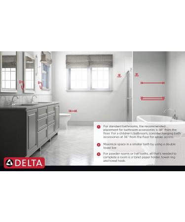 24 Inch Polished Chrome (Color : SpotShield Venetian Bronze) (Chrome) - Buy Online on GoSupps.com