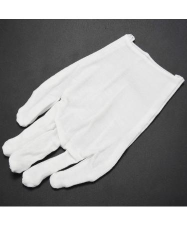 Peowuieu 12 Pairs of Gloves Made of 100% Cotton White with Moisturising Cream Lining Gloves and Healthy Music Work - Buy Online on GoSupps.com