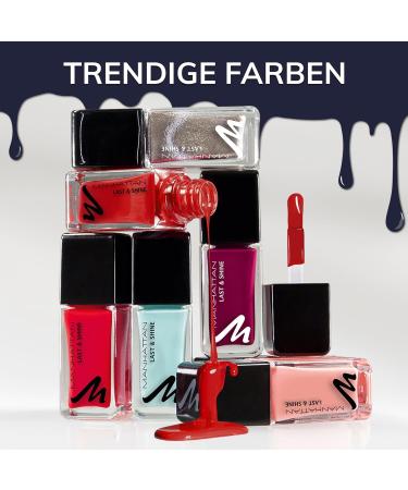 Manhattan Last & Shine Nail Polish - Violet 940 A Purple Spell | 10 Days Perfect Hold Shiny Finish 10ml - Buy Online on GoSupps.com