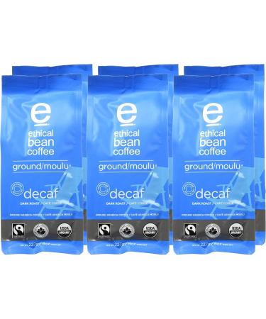 Ethical Bean Coffee Decaf Dark Roast Fairtrade Organic Coffee 227g (Pack of 6) 1.36 kg (Pack of 1) Decaf Dark Roast - Buy Online on GoSupps.com