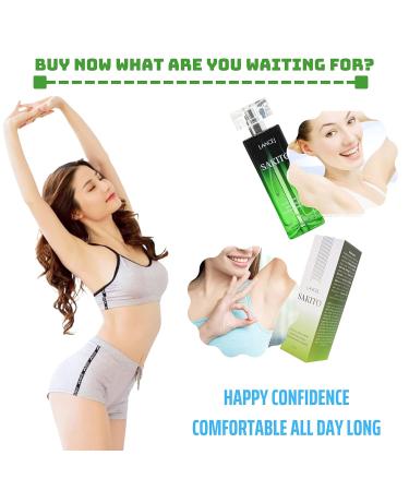 SAKITO Underarm Deodorant Spray (3 Pack) - Prevent Sweat No Stains 24-Hour Freshness International Shipping - Buy Online on GoSupps.com