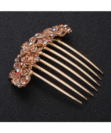 FRCOLOR Bridal Hair Combs Elegant Hairpin Bridal Wedding Hair Combs Flower Hair Clips for Women Crystal Bridal Hair Comb Women Headpiece Rhinestone Headdress Bride Accessories Shine - Buy Online on GoSupps.com