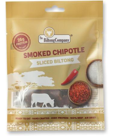 Sliced Biltong 5 Flavours - 5 x 50g (250g) Natural Spicy Beef Biltong by The Biltong Company High in Protein & Keto Diet-Approved Lean Biltong Spiced Meat Snack Like Jerky - Buy Online on GoSupps.com