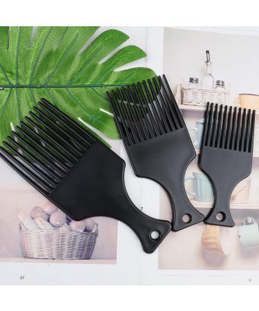 3 Sizes Afro Combs Set - Wide Tooth Plastic Hair Picks for Natural Curly Hair Styling - Buy Online on GoSupps.com