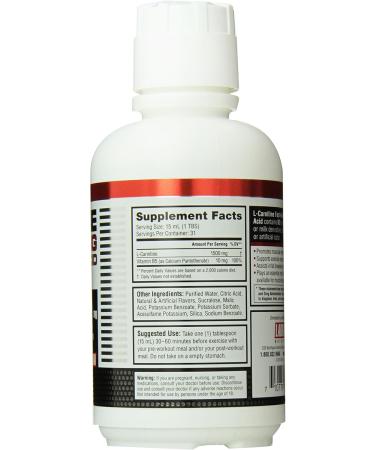 Labrada Nutrition Liquid L-Carnitine Powder - Tropical Punch 16 Ounces | International Shipping Available - Buy Online on GoSupps.com