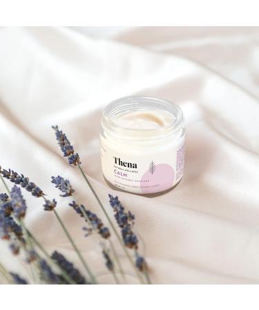 THENA CALM Face Moisturizer - Organic & Natural Ultra Hydrating Cream with Hyaluronic Acid & Lavender | Anti-Aging Facial Moisturizer for Dry Skin | Plant-Based Skincare for Men & Women - Buy Online on GoSupps.com