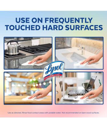 Lysol Disinfectant Wipes Bundle - Multi-Surface Antibacterial Cleaning Wipes - 240 Count - Lemon & Lime Blossom, Crisp Linen, Mango & Hibiscus Scents - Buy Online on GoSupps.com