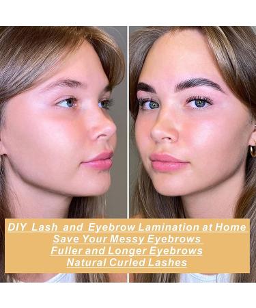 MILKLEAR Brow Lamination Kit - Professional 2-in-1 Upgrade for Fuller Eyebrows and Curled Lashes - Lasts 6 Weeks - DIY and Salon Use - Includes Eyebrow Brush and Tools - Buy Online on GoSupps.com