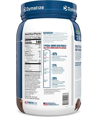 Dymatize Elite 100% Whey Protein Chocolate Cake Batter 2 lbs - Buy Online on GoSupps.com