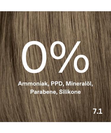 Correx Argan Oil Ammonia-Free Hair Color - Ash Blonde 7.1 | 100% Gray Hair Coverage | Vegan & Long-Lasting Color Result - Buy Online on GoSupps.com